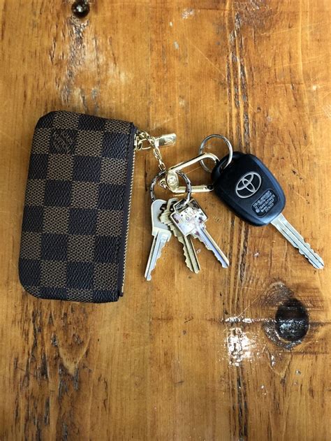 louis vuitton car key case|authentic Louis Vuitton key pouch.